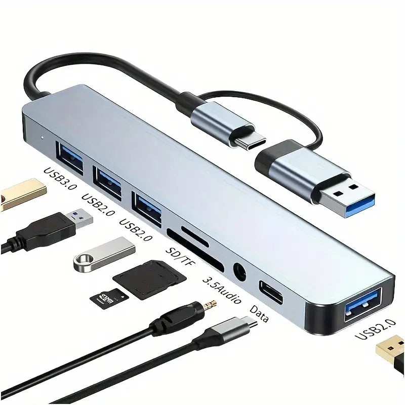 Vienon™ Expansor USB 8 en 1