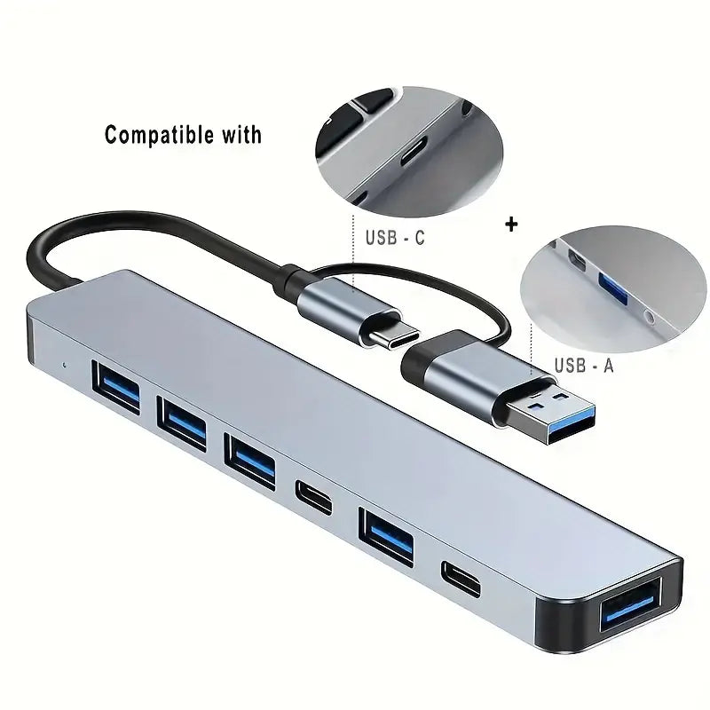 Vienon™ Expansor USB 8 en 1